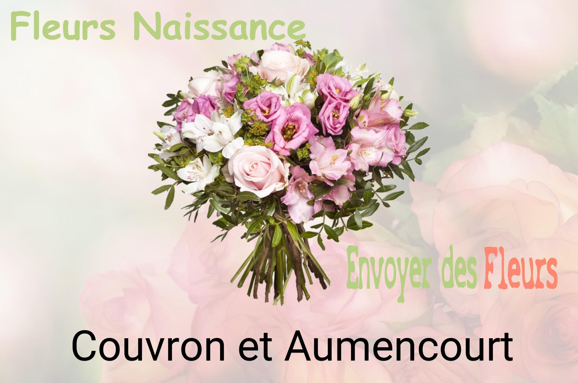 Bouquet de fleurs de naissance livré à Couvron-et-Aumencourt